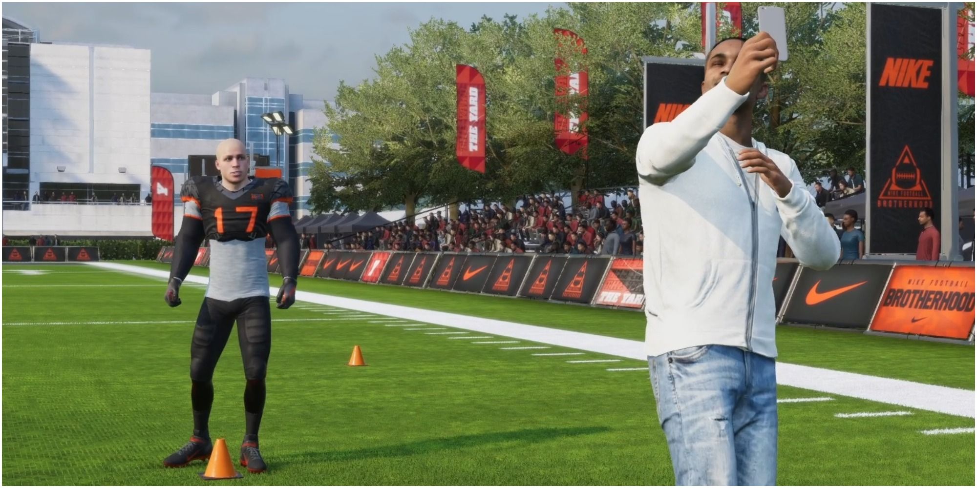 Madden NFL 22 Nike Training Day With Main Character And Lo