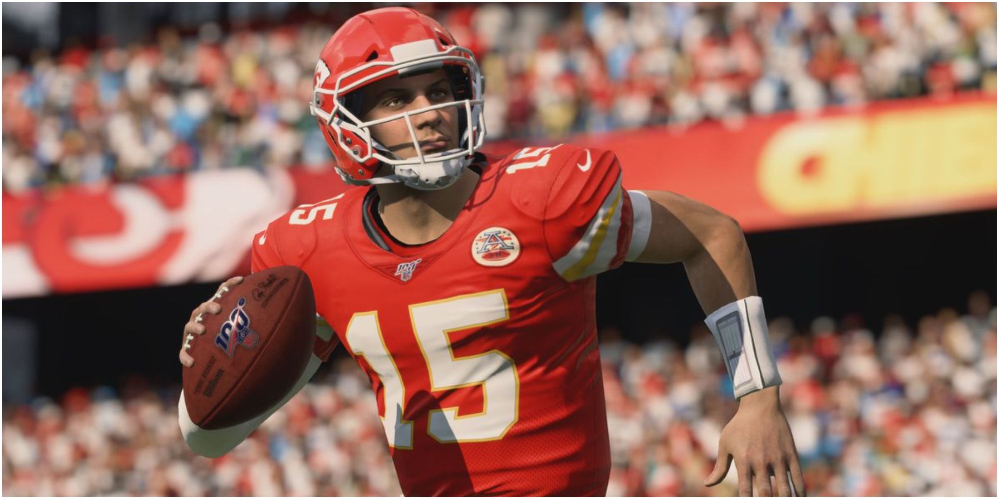 Madden NFL 22 Patrick Mahomes Moving Right In The Pocket