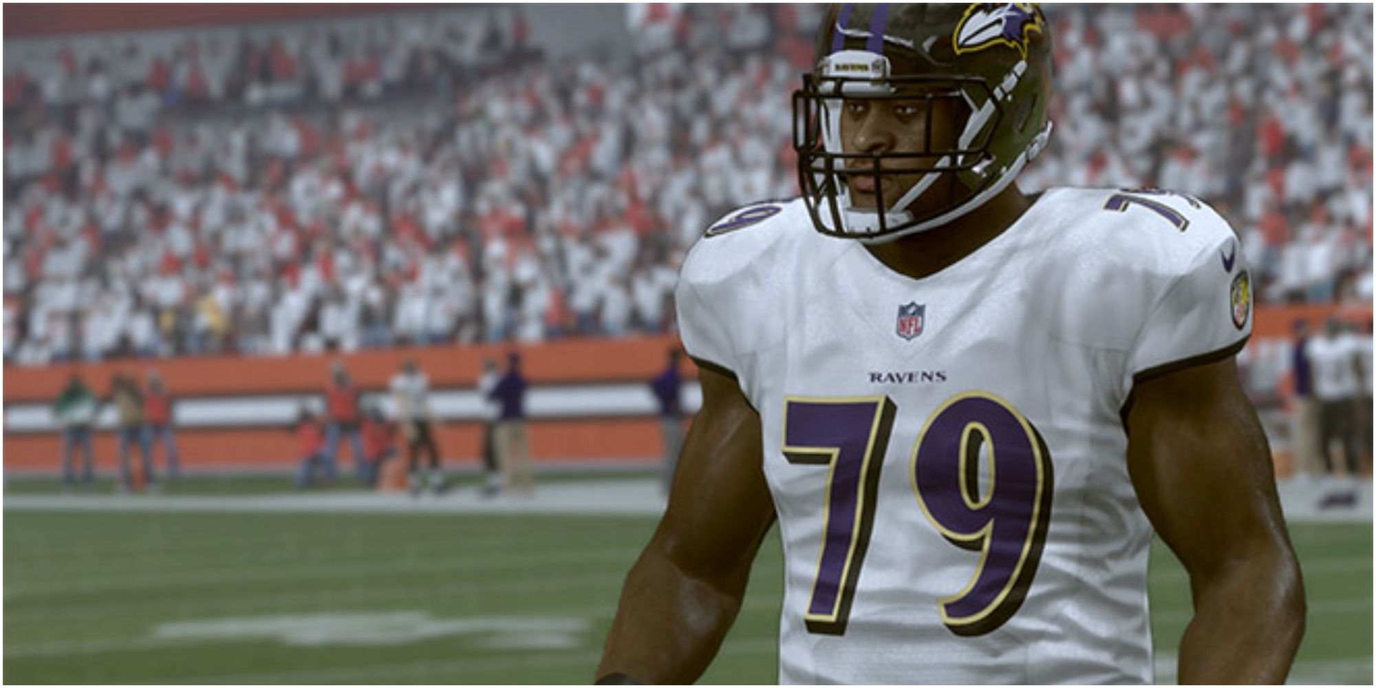 Madden NFL 22 Ronnie Stanley Taking The Field For Baltimore