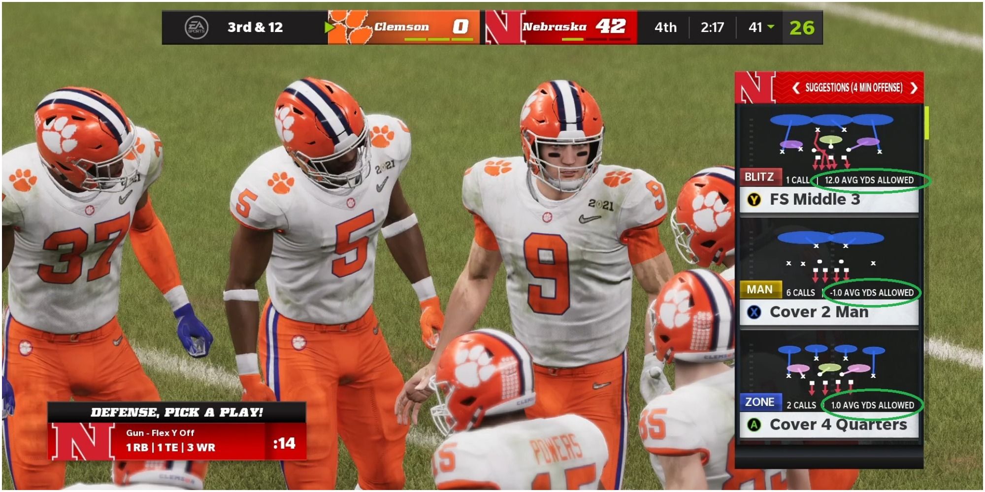 Madden NFL 22 Seeing A Defense's Average Yardage Given Up Per Play