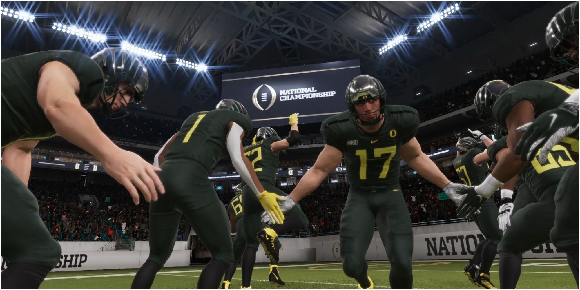 Madden NFL 22 Taking The Field For The College National Championship Game