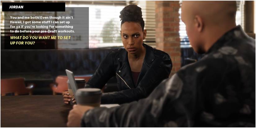 Madden NFL 22 Talking To Jo About Which Event To Attend