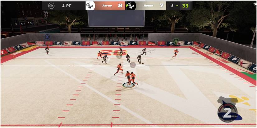 Madden NFL 22 Throwing A Ball To A Slanting Receiver In The Yard