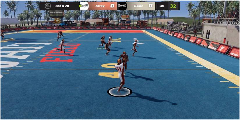 Madden NFL 22 Throwing A Short Pass In The Yard