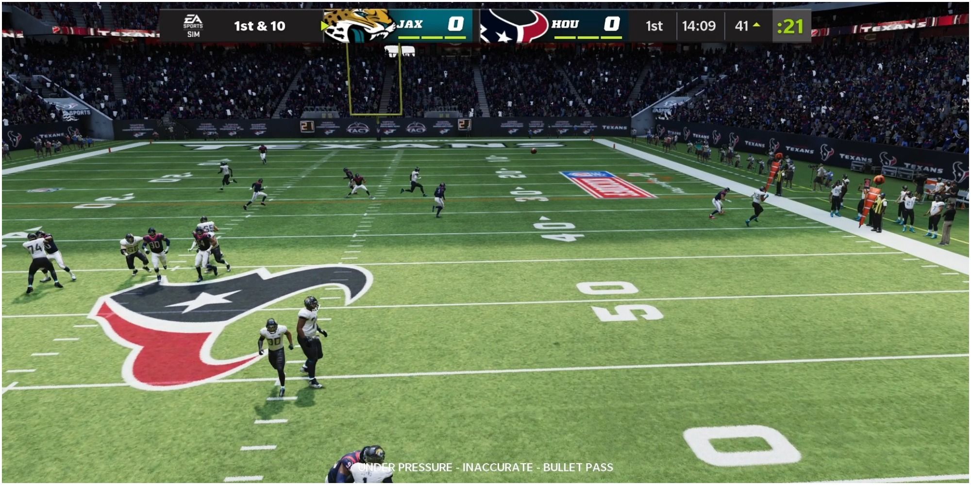Madden NFL 22 Throwing An Inaccurate Pass Downfield