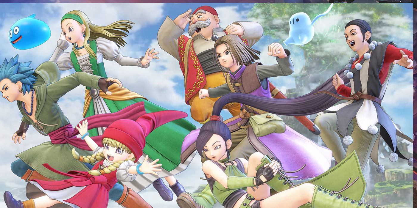 Main characters of Dragon Quest 11