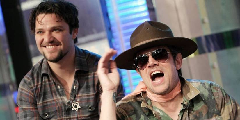 Johnny Knoxville and Bam Margera Jackass