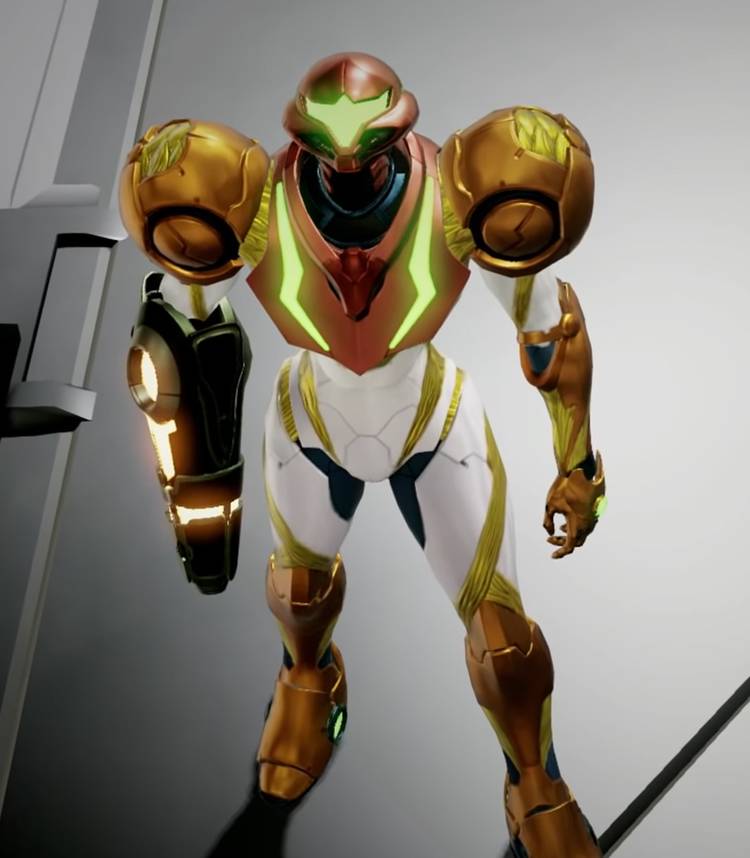 Metroid Dread Samus Suit Vertical