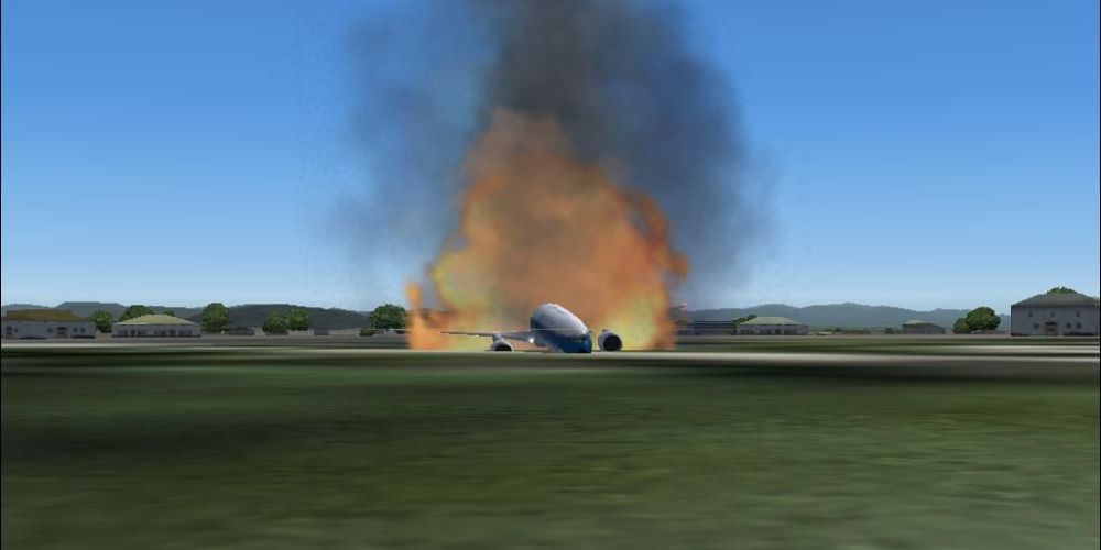 Microsoft Flight Simulator любил не любил Crash