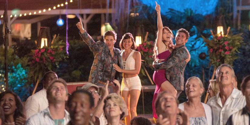 Mike-and-Dave-and-their-dates-party-at-the-wedding-Cropped-1