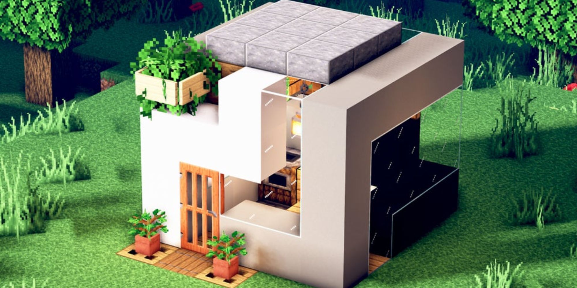 Minecraft-Five-By-Five-Mini-Modern-Build-By-OtamaTheWorld-1