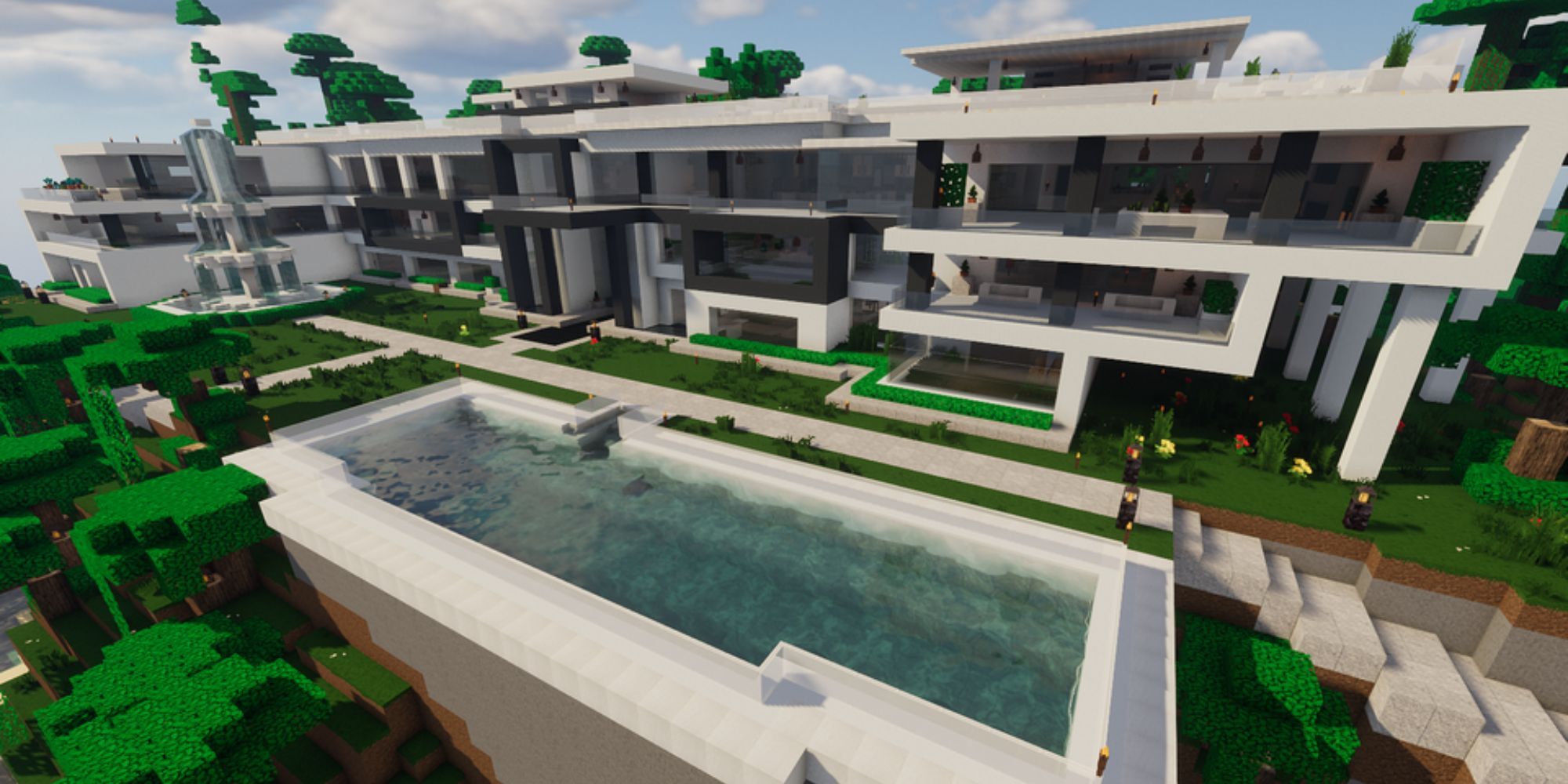 Minecraft-Large-Modern-Mansion-With-Pool-By-symphonyStarcraft-1