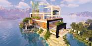 Modern Beach House Minecraft Modern Beach House Minecraft