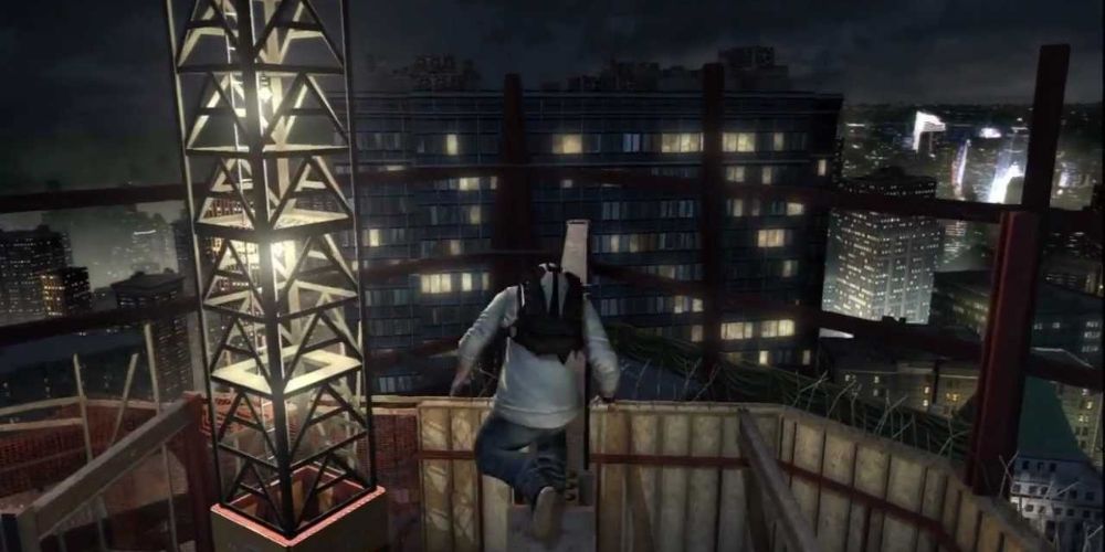 Assassin's Creed III Desmond On Top of a Modern Building