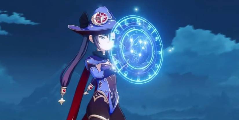 Genshin Impact Mona-preparing-a-spell