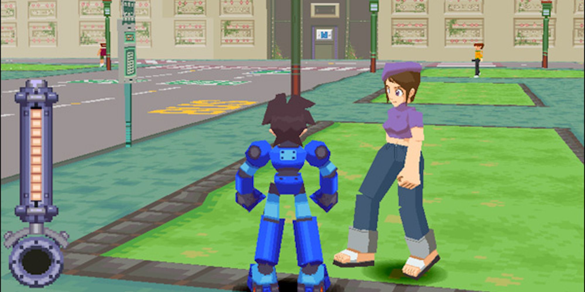 Куратор музея Mega Man Legends In City Area