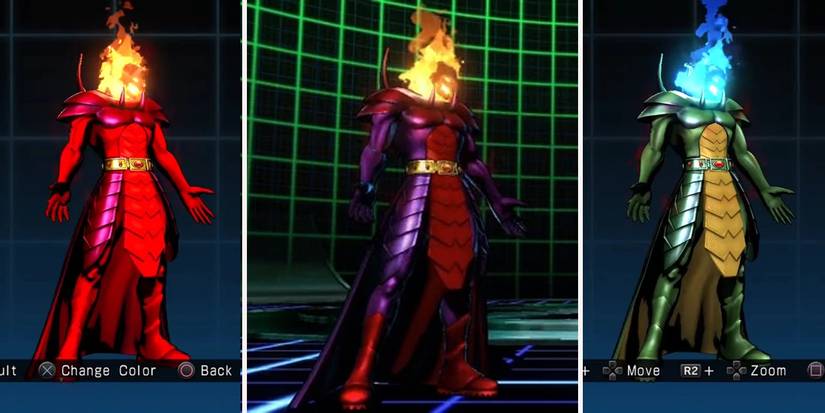 MvC3 Dormamu Alternate Costumes