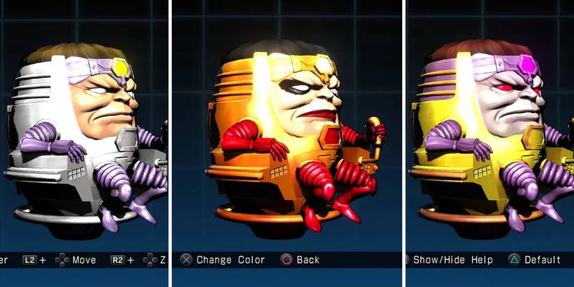 MvC3 Modok Alternate Costumes