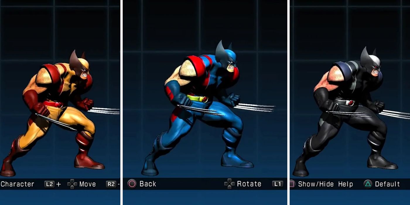MvC3 Wolverine Alternate Costumes