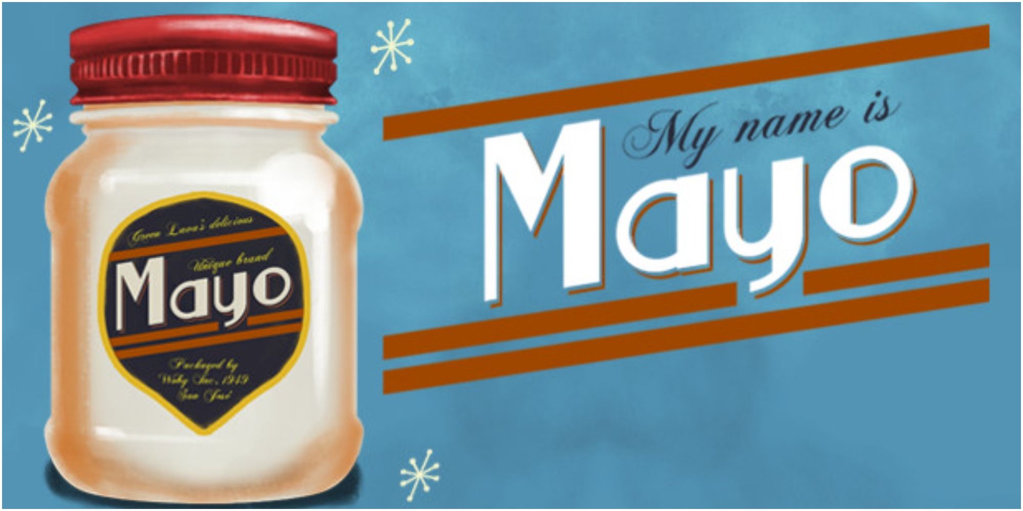 My Name Is Mayo Cover Art With Jar Of Mayo