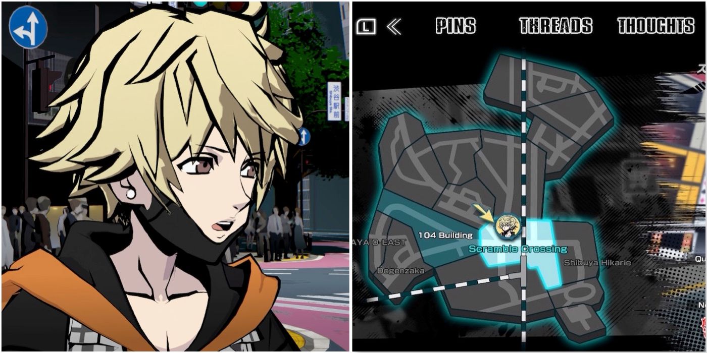 Rindo and the map from Neo: The World Ends With You