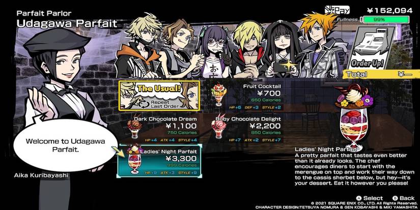 Aika Kuribayashi from the Udagawa Parfait restaurant in Neo: The World Ends With You