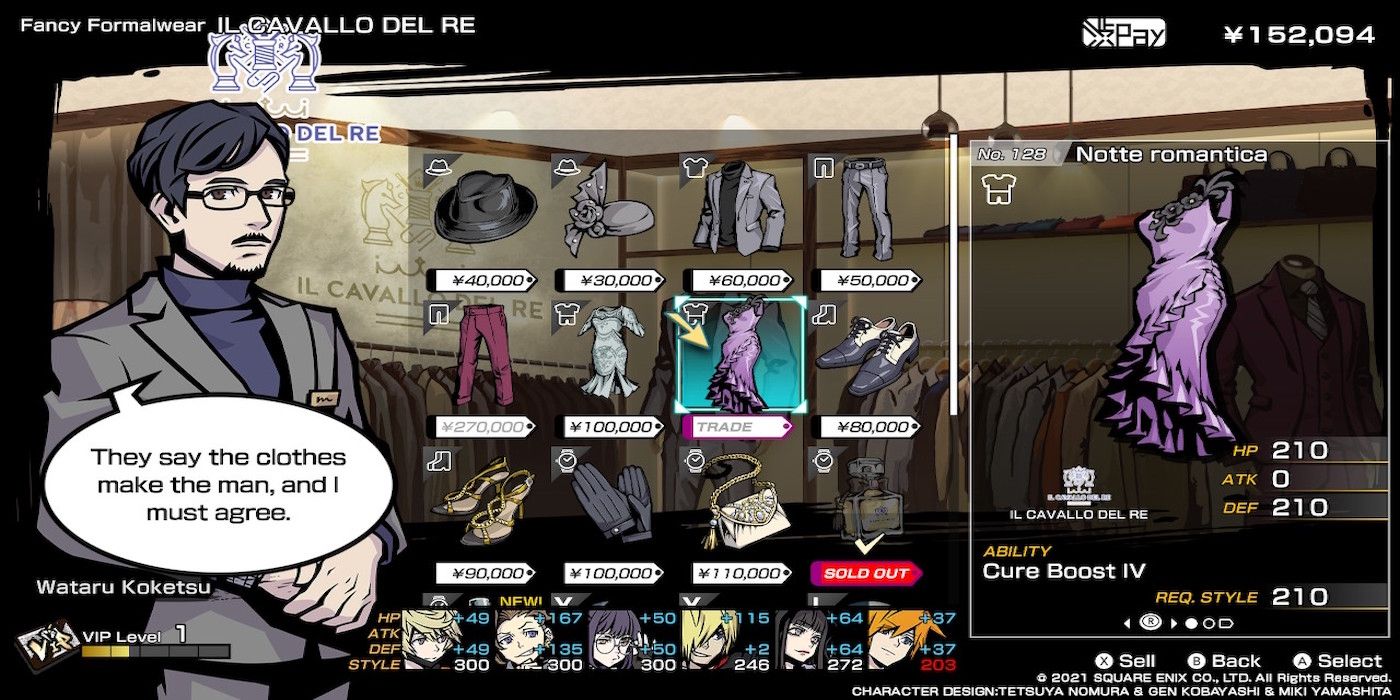 Shopping for the Notte Romantica in Neo: The World Ends With You