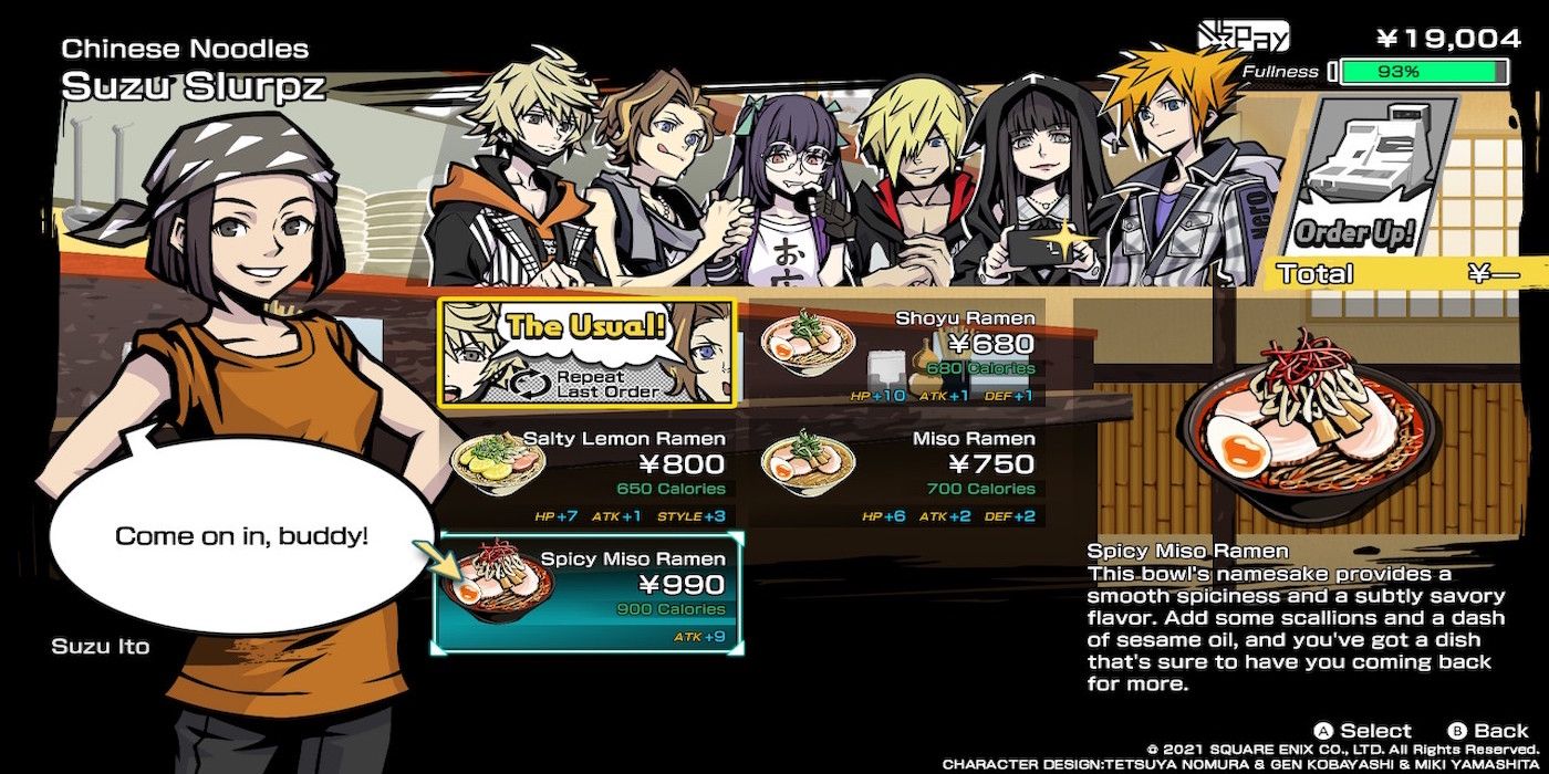 Suzo Ito from the Suzu Slurpz restaurant in Neo: The World Ends With You