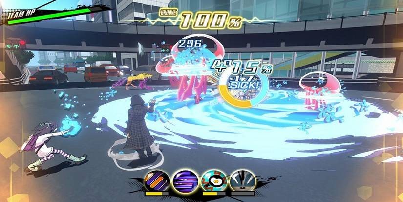 Neo TWEWY gameplay groove 100%