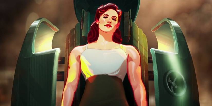 Peggy takes the Super Soldier Serum in What If