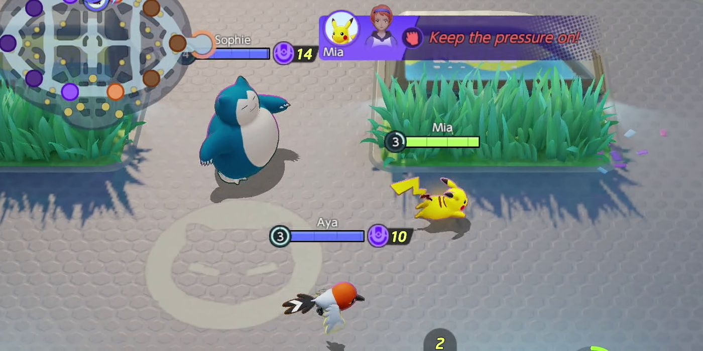 Pikachu leading teammates