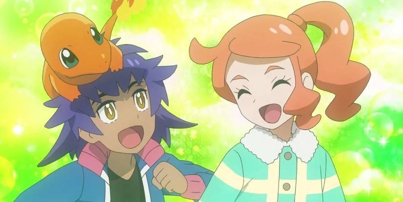Pokemon Anime Leon &amp; Sonya As Children