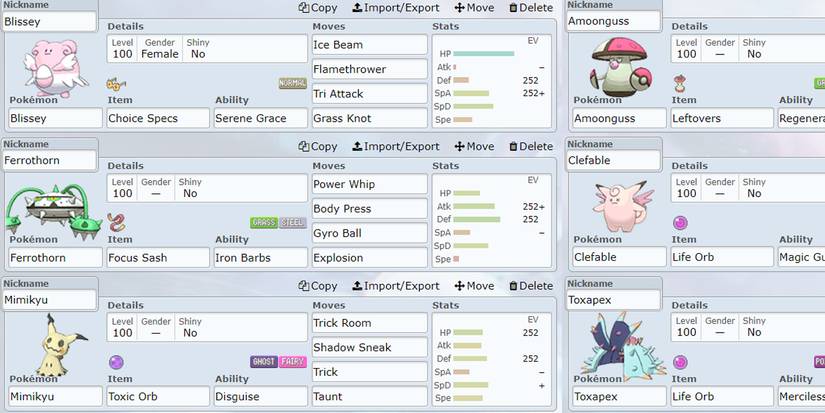Pokemon Customization in Pokemon Showdown