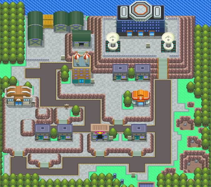 Pokemon Diamond Pearl Platinum Veilstone City
