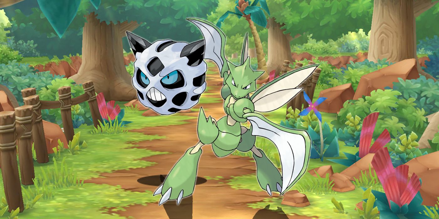 Pokemon Scyther Glalie fusion art