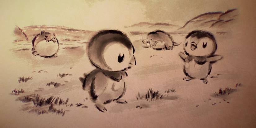 Pokemon Legends Arceus a drawing of Pokemon