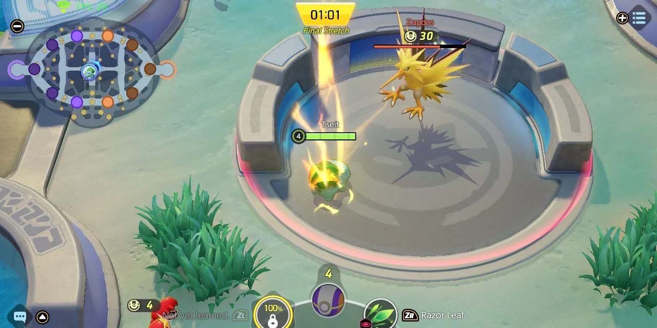 Pokemon Unite Zapdos battle