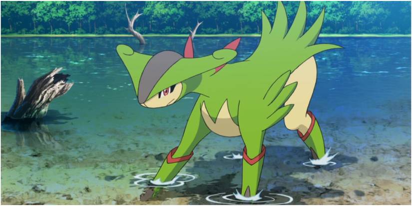 Pokemon Virizion in the anime