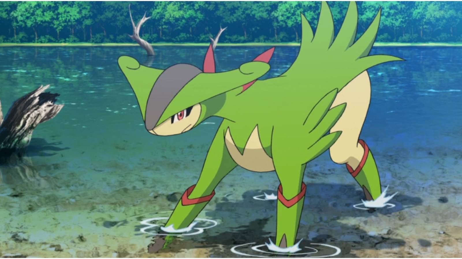 Pokemon Virizion in the anime