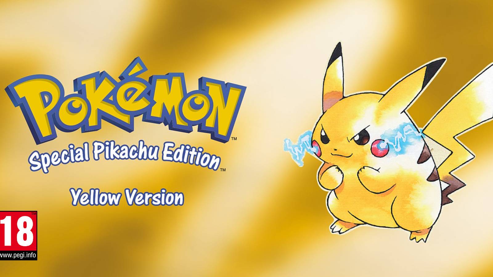 Pokemon Yellow PEGI 18