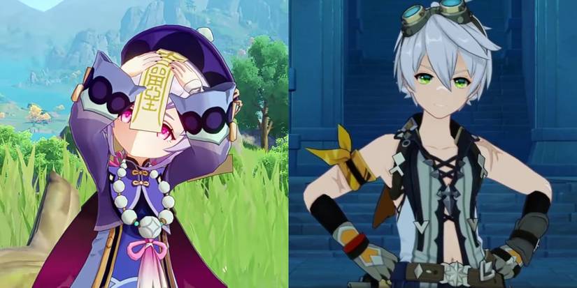 Genshin Impact Qiqi and Bennett