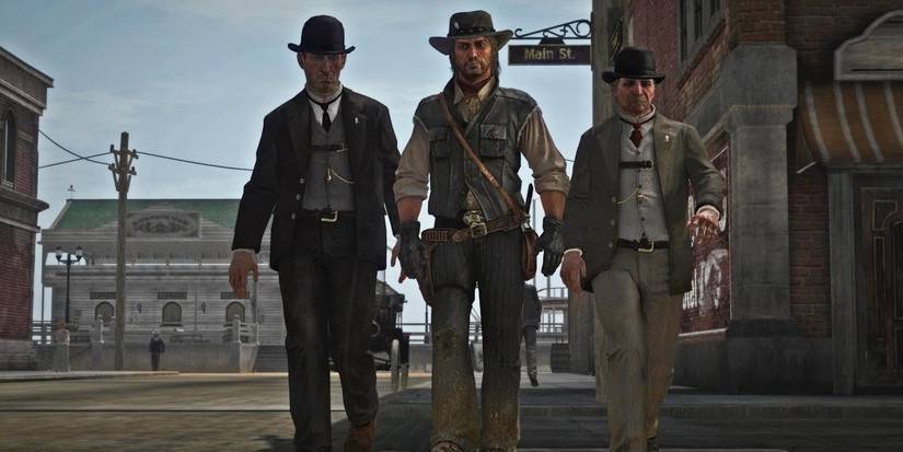 John Marston, Edgar Ross & Archer Fordham From The Red Dead Redemption Intro