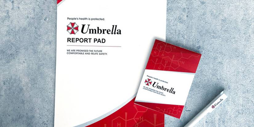 Resident Evil Umbrella Notepad Official