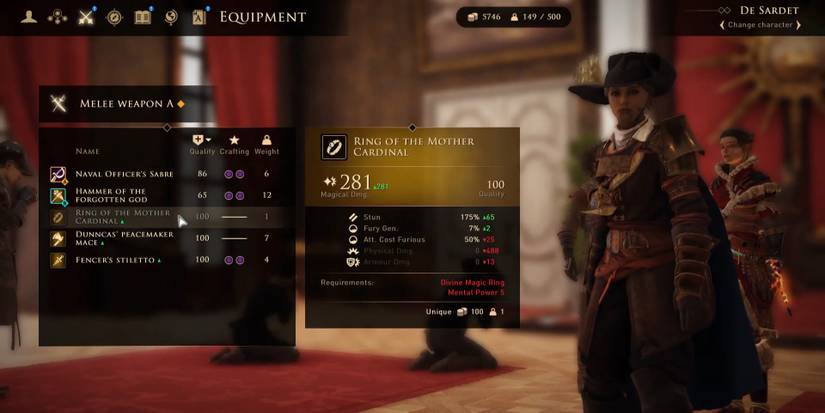 Ring Of The Mother Cardinal in Greedfall