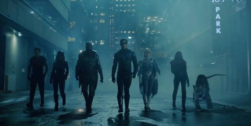 Robin leading the Titans in the present