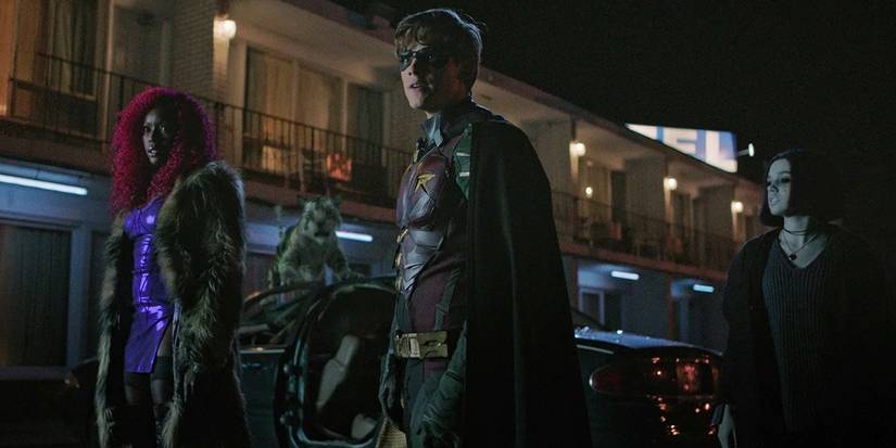 Robin with the new Titans