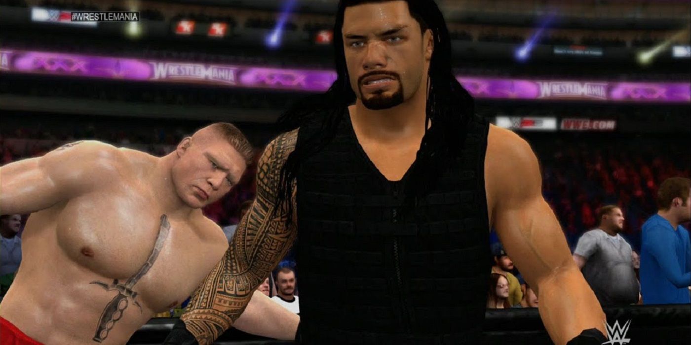 Roman Reigns Brock Lesnar WWE 2K 2K20