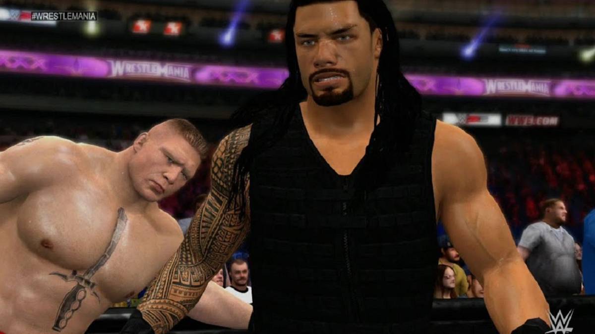 Roman Reigns Brock Lesnar WWE 2K 2K20
