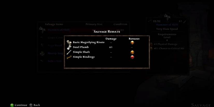 Salvage in Kingdoms of Amalur