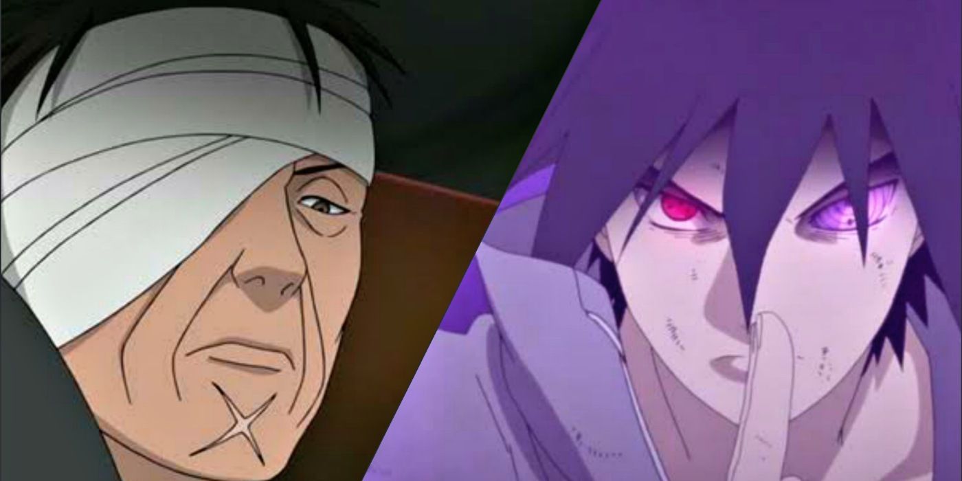 Sasuke Uchiha and Danzo Naruto Shippuden